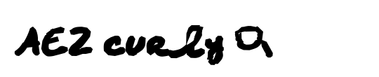AEZ curly Q