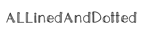 ALLinedAndDotted