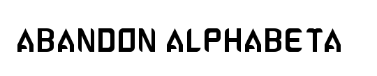 ABANDON ALPHABETA