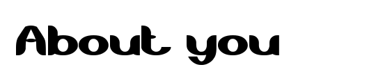 About you