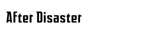 After Disaster