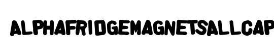 AlphaFridgeMagnetsAllCap