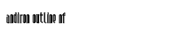 Andiron Outline NF