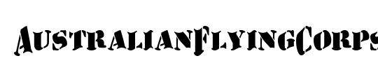 AustralianFlyingCorpsStencilD