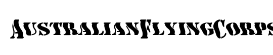 AustralianFlyingCorpsStencilE