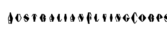 AustralianFlyingCorpsStencilG