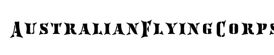 AustralianFlyingCorpsStencilH