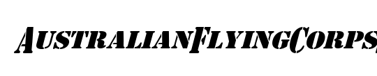 AustralianFlyingCorpsStencilS