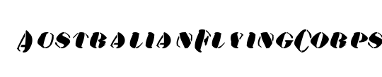 AustralianFlyingCorpsStencilSA