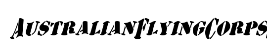 AustralianFlyingCorpsStencilSB