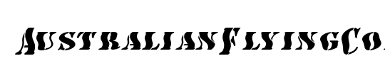 AustralianFlyingCorpsStencilSD