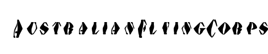 AustralianFlyingCorpsStencilSE