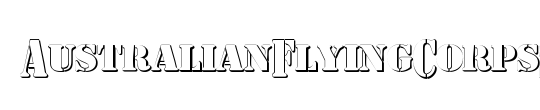 AustralianFlyingCorpsStencilSh
