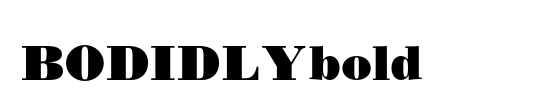 BODIDLYbold
