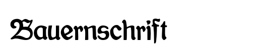 Bauernschrift