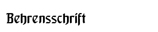 Behrensschrift
