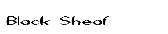 Black Sheaf