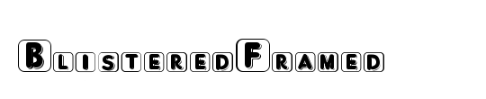 BlisteredFramed