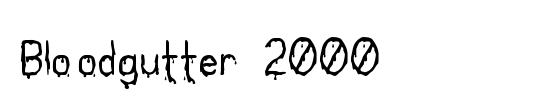Bloodgutter 2000