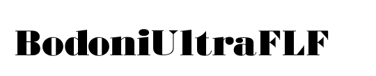 BodoniUltraFLF