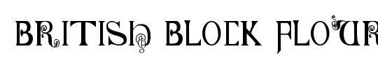 British Block Flourish, 10th c.