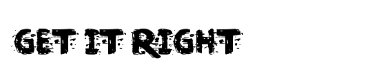 Get it Right