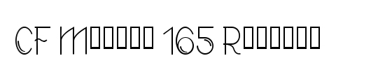 CF Modern 165
