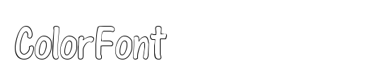 ColorFont
