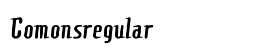 Comonsregular