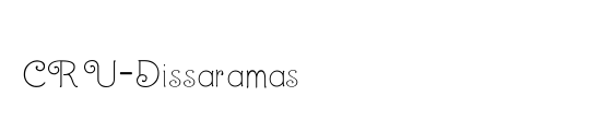 CRU-Dissaramas