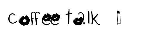 coffee talk