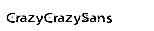 CrazyCrazySans