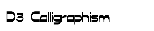 D3 Calligraphism