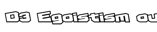 D3 Egoistism outline extra