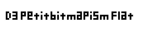 D3 Petitbitmapism Flat