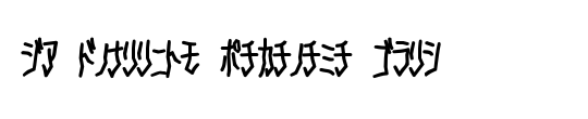 D3 Skullism Katakana Bold
