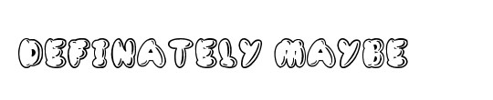 Definately Maybe
