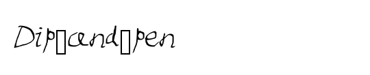 Dip_and_pen