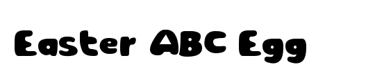 Easter ABC Egg