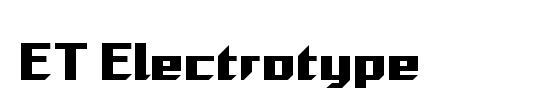 ET Electrotype