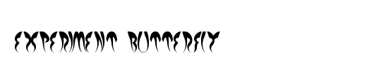 EXPERIMENT BUTTERFLY