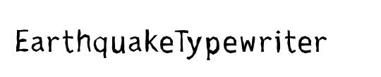 EarthquakeTypewriter