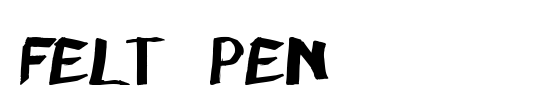 felt pen