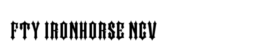 FTY IRONHORSE NCV