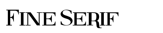 Fine Serif