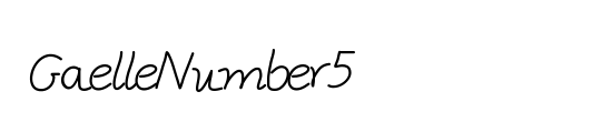 GaelleNumber5