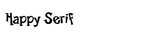 Happy Serif