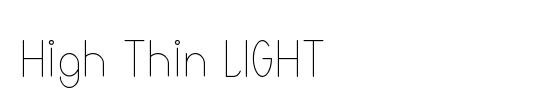High Thin LIGHT