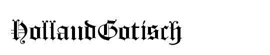 HollandGotisch