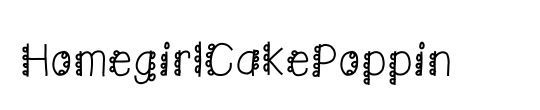 HomegirlCakePoppin